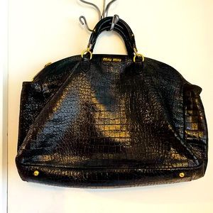 ❌❌SOLD❌❌AUTHENTIC MIU MIU TRAVEL HAND BAG